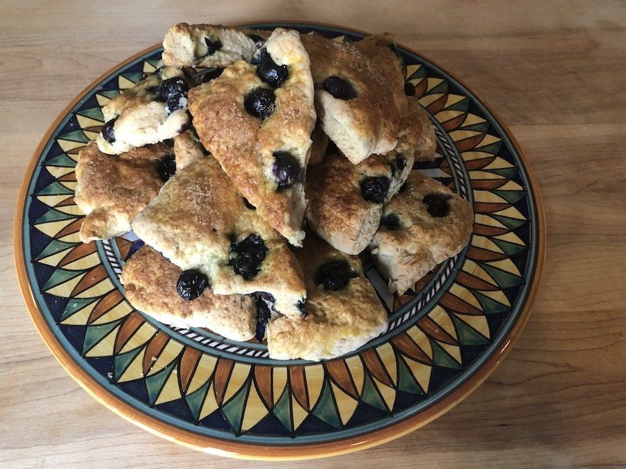 Blueberry Sour Cream Scones